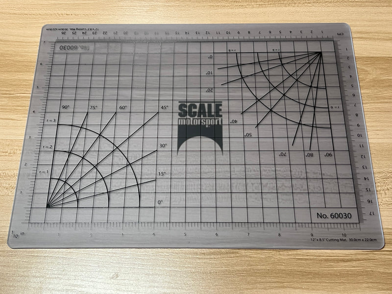 Scale Motorsport Clear Cutting Mat 12" x 8.5"