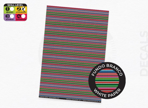 Mr. Model MM01075 - Mexican Blanket  Decal 1 pattern