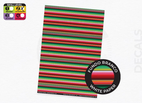 Mr. Model MM01077 - Mexican Blanket Decal 3 pattern