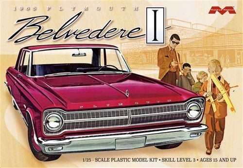 Moebius Models 1/25 1965 Plymouth Belvedere Car