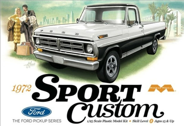 Moebius Models 1/25 1972 Ford Sport Custom Pickup Truck