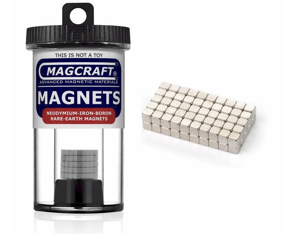 MAGCRAFT - 1/8" Rare Earth Cube Magnets (100)