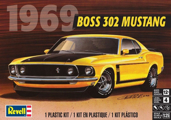 REVELL - 1/25 1969 Boss 302 Mustang