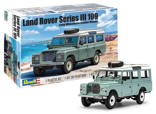 REVELL - 1/24 Land Rover Series III 109 Long Wheelbase Wagon w/Roof Rack