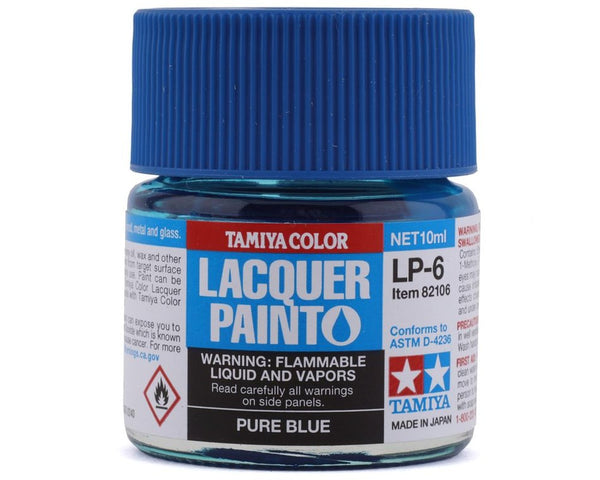 Tamiya LP-6 Pure Blue Lacquer Paint (10ml)