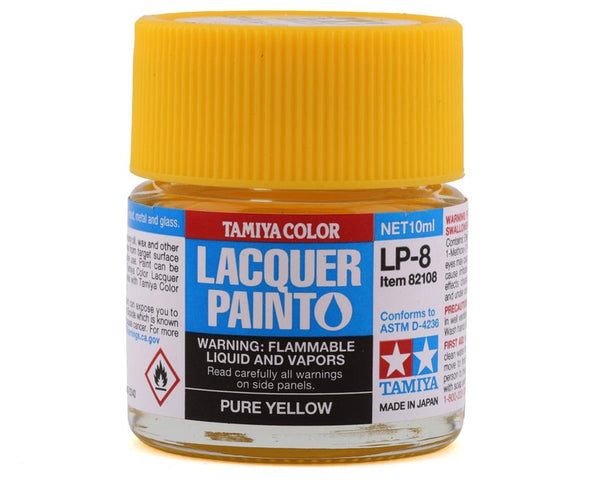 Tamiya LP-8 Pure Yellow Lacquer Paint (10ml)